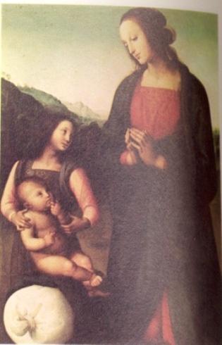 Pietro Perugino: Adorazione del Bambino