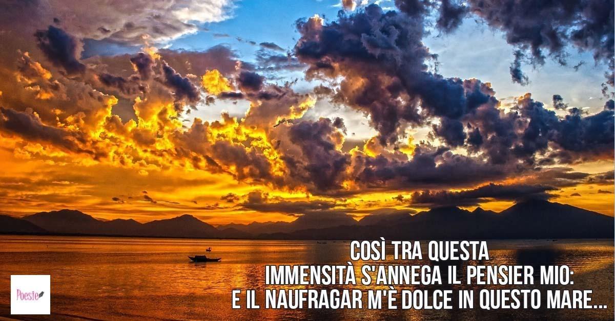 Poesia di Giacomo Leopardi - L'infinito 