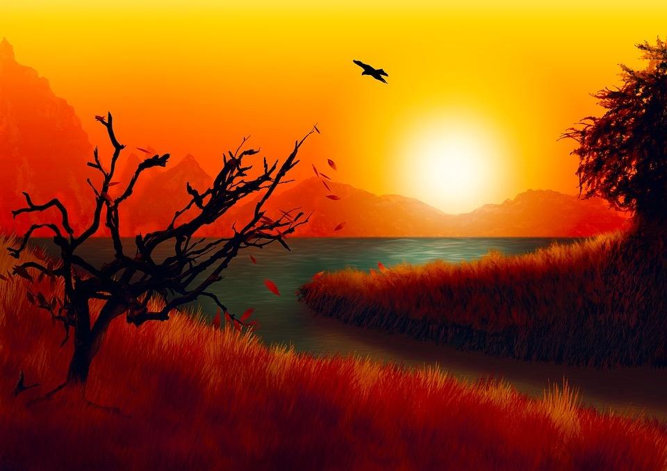 Poesia di Gabriele D'Annunzio - Tramonto d'Autunno 
