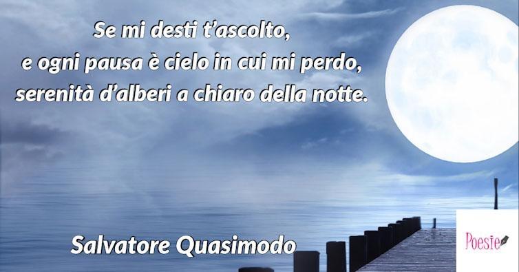 Poesia di Salvatore Quasimodo - Fresca marina