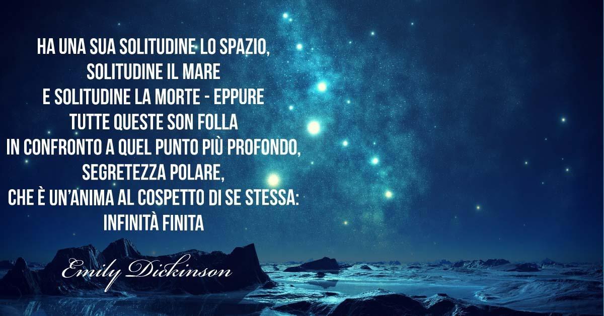 Poesia di Emily Dickinson - Solitudine