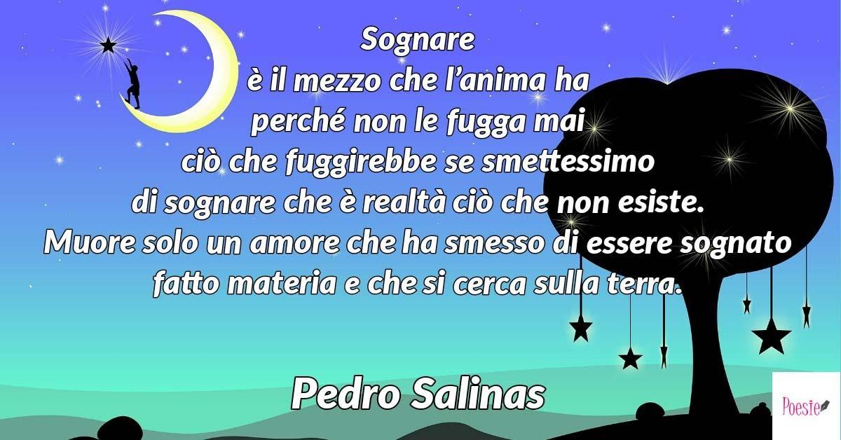  Poesia di Pedro Salinas - La realtà è un sogno